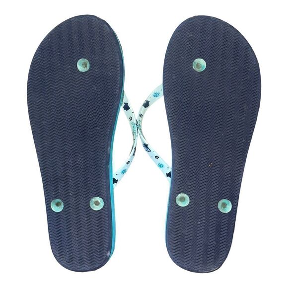 Vera Bradley Lot of Three Flip Flops M 7-8 Heather Safari Sunset Mint Sea Life - Picture 7 of 7